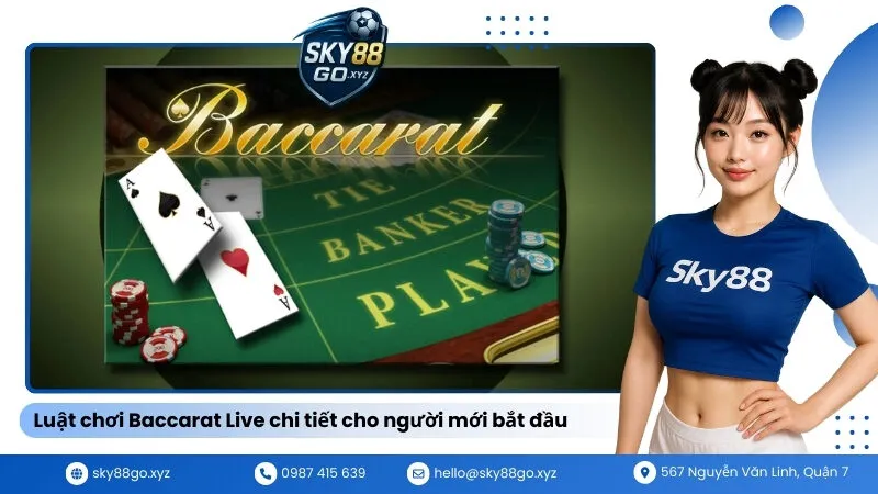 Luật chơi Baccarat Live chi tiết cho người mới bắt đầu