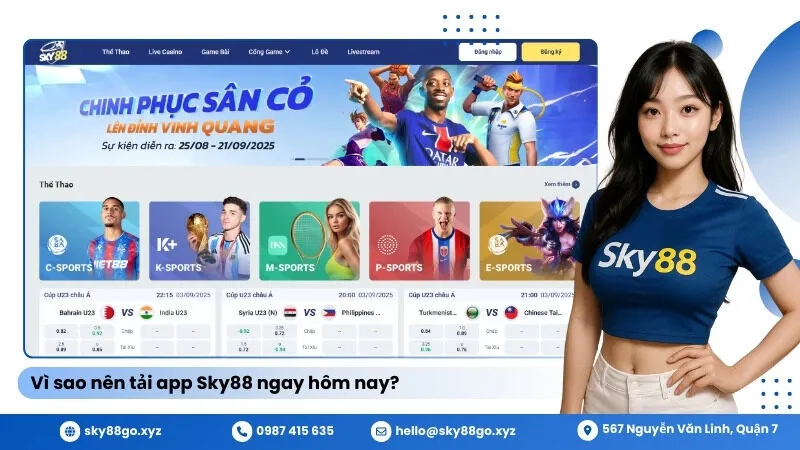 Tải app Sky88: Vì sao nên tải app Sky88 ngay hôm nay?